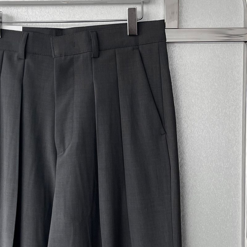 RG reverse two-tuck volume slacks (4 colors)