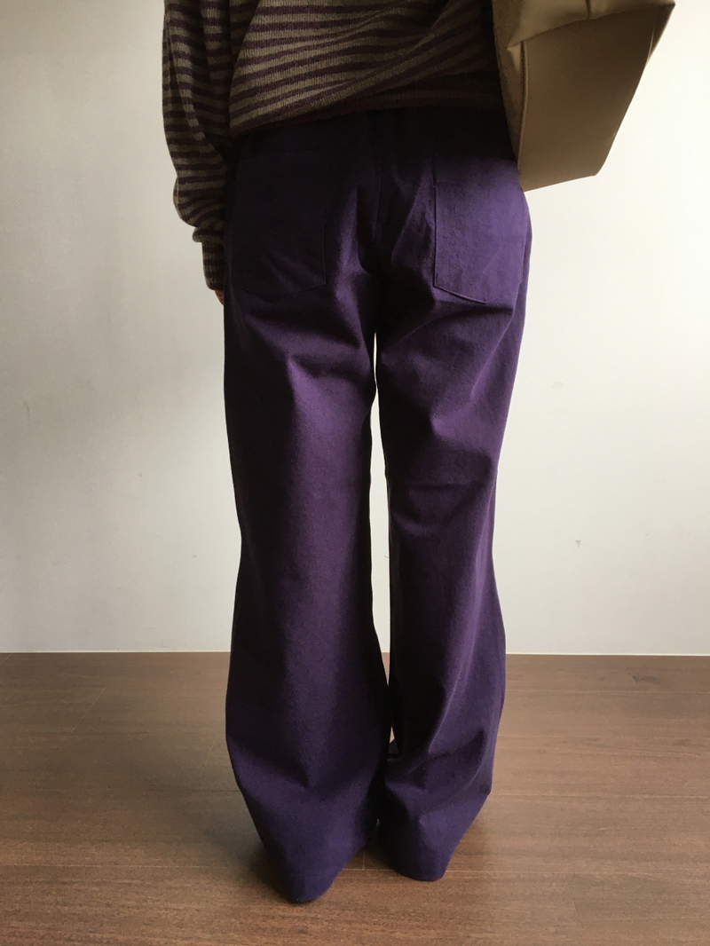 Tri-semi bootcut pants (3color)