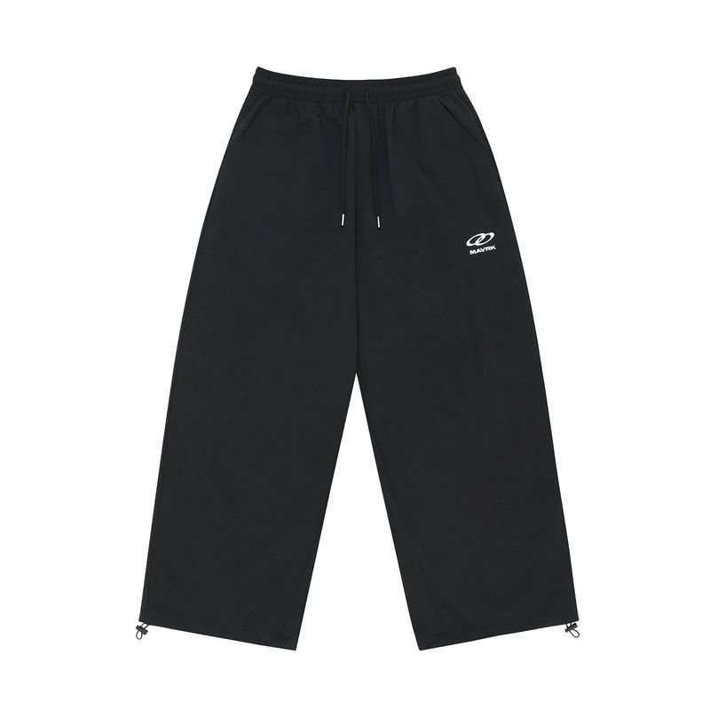 Double Loop Logo Wide Track Pants