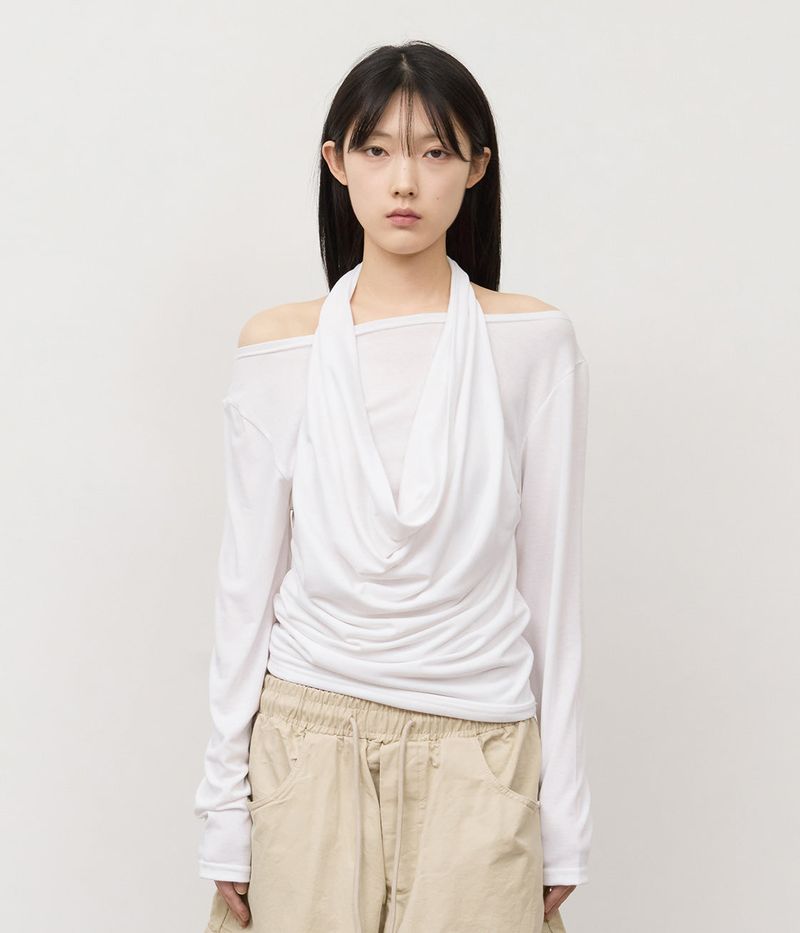 HIFIFNK（ハイファイファンク）の「(W)デホルターTシャツ（トップス）」