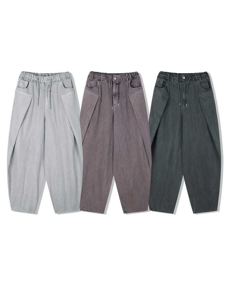 Folden Pigment Balloon Pants