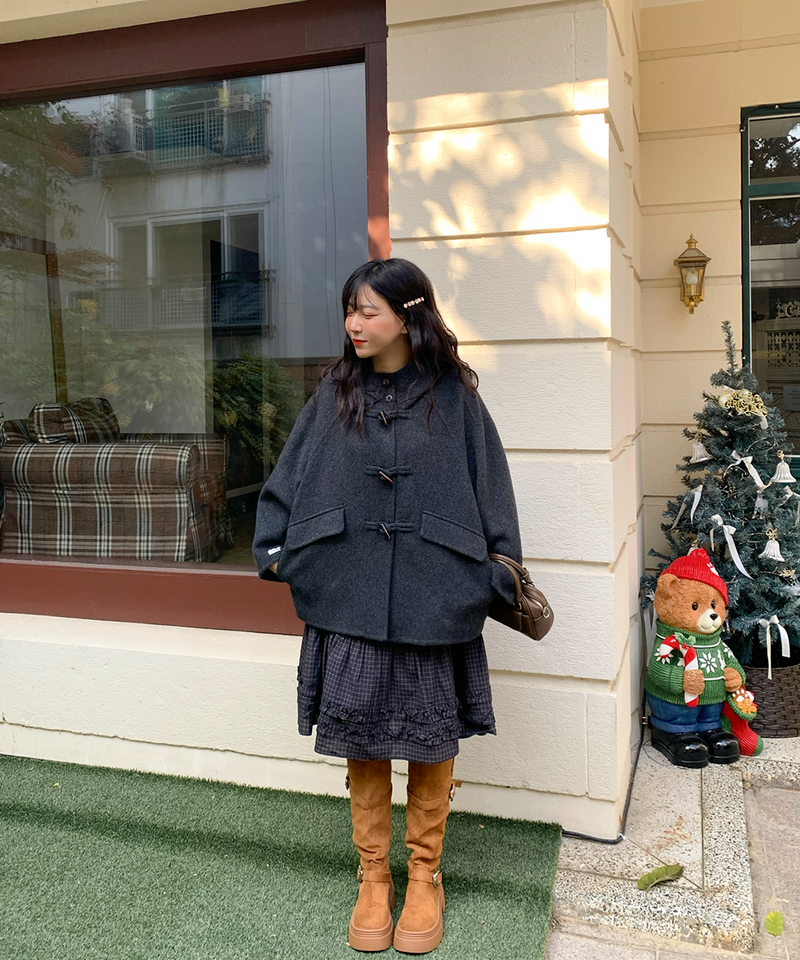 Duffle Half-Length Handmade Coat Jacket