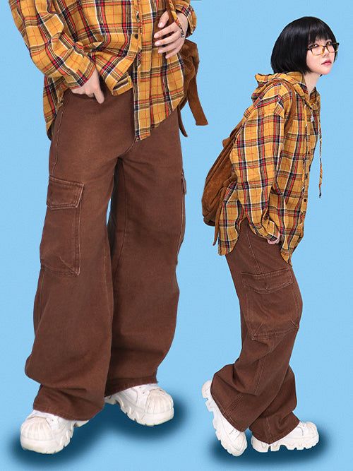 KUO（クーオ）の「brown pocket cargo pants（Pants）」
