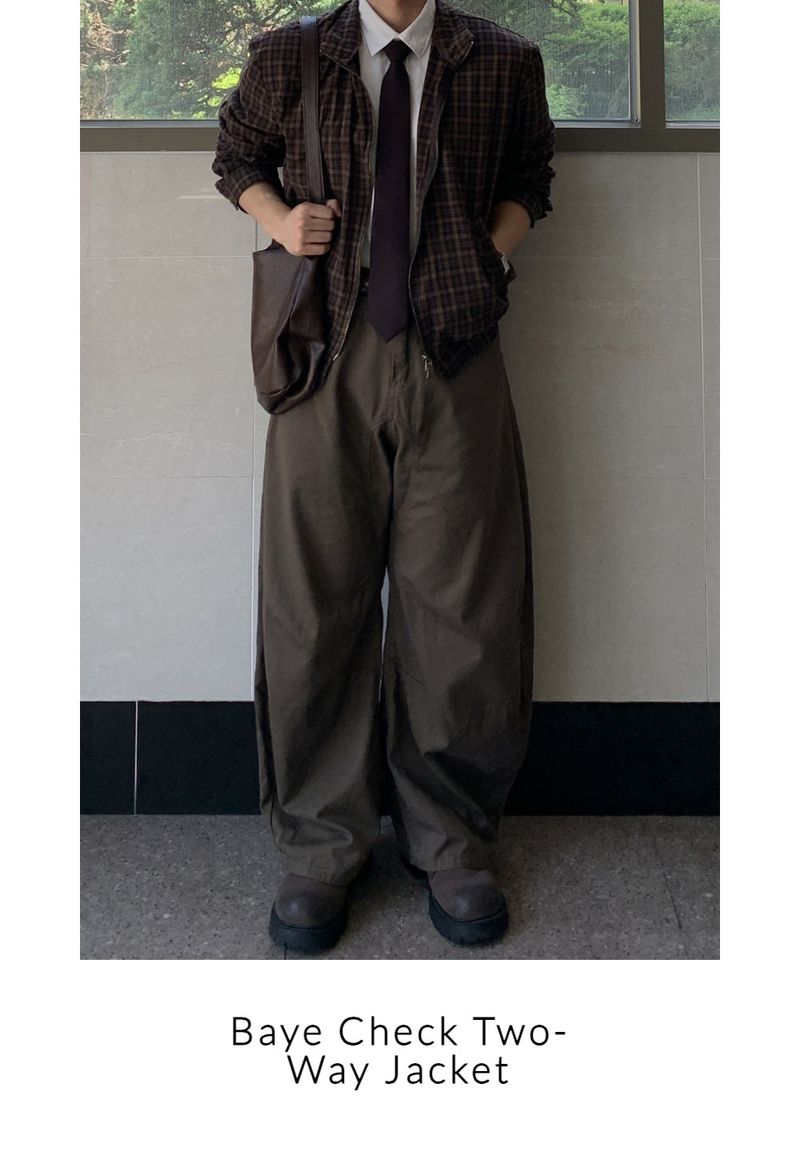 Mensfloor（メンズフロア）の「Vaye Check Two-Way Jacket（Jackets/Outerwear）」