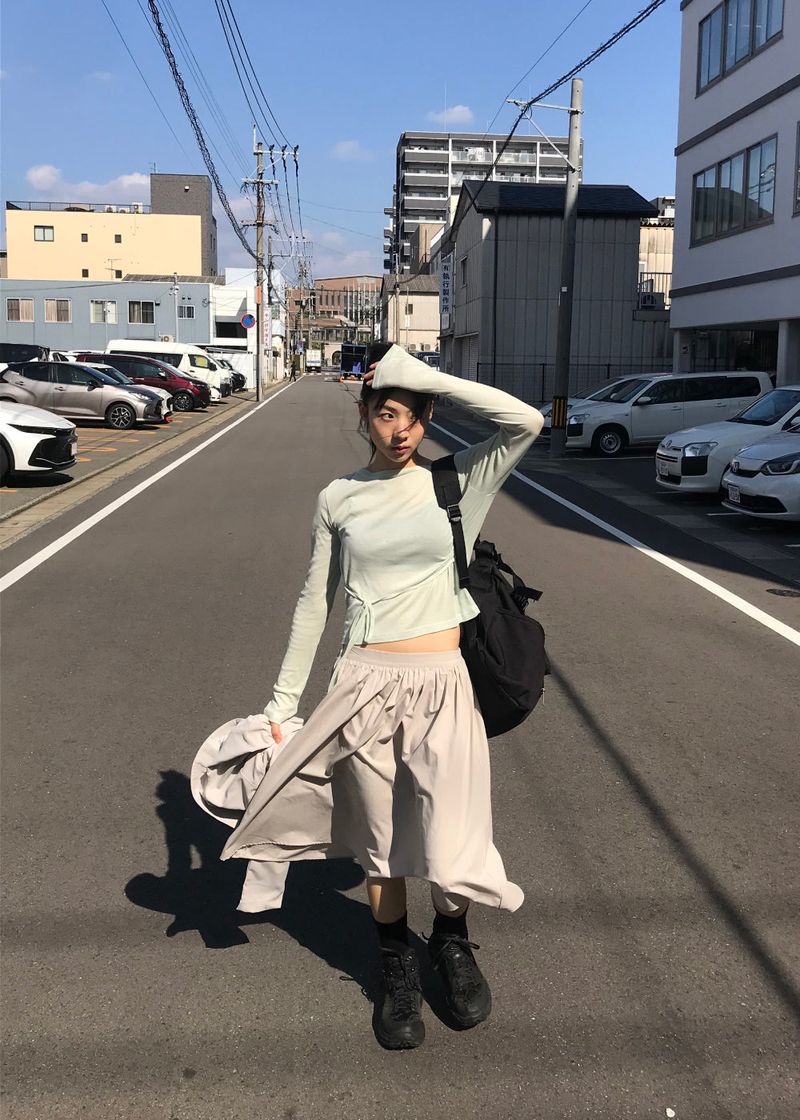  SOFT BOATNECK STRAP TEE