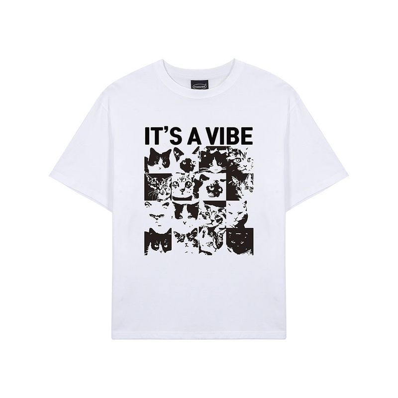 CAT FACES T SHIRT