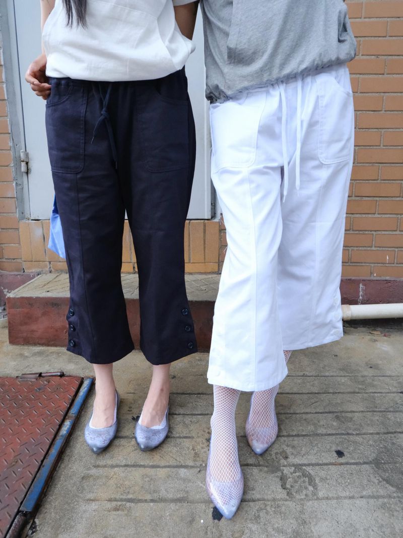 button hem capri pt