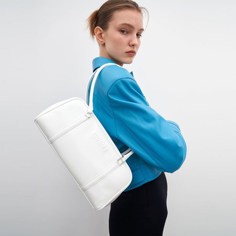 MUNIER（ミュニエ）の「LAYER SHOULDER BAG_WHITE（Bags）」