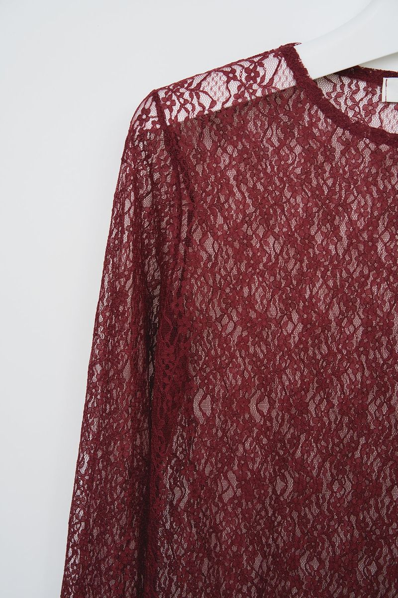 (W) Shell Lace Top (2color)