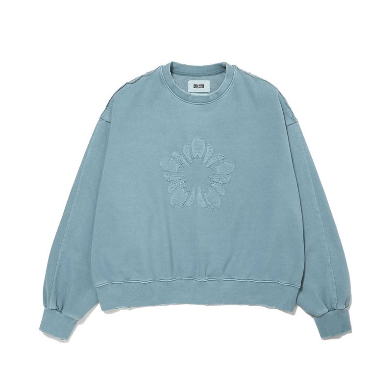 [Runway] MUGUNG Vintage Sweatshirt_Aqua