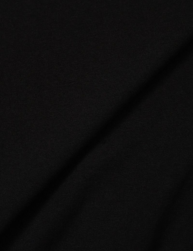OFF-SHOULDER RUFFLE TOP(BLACK)