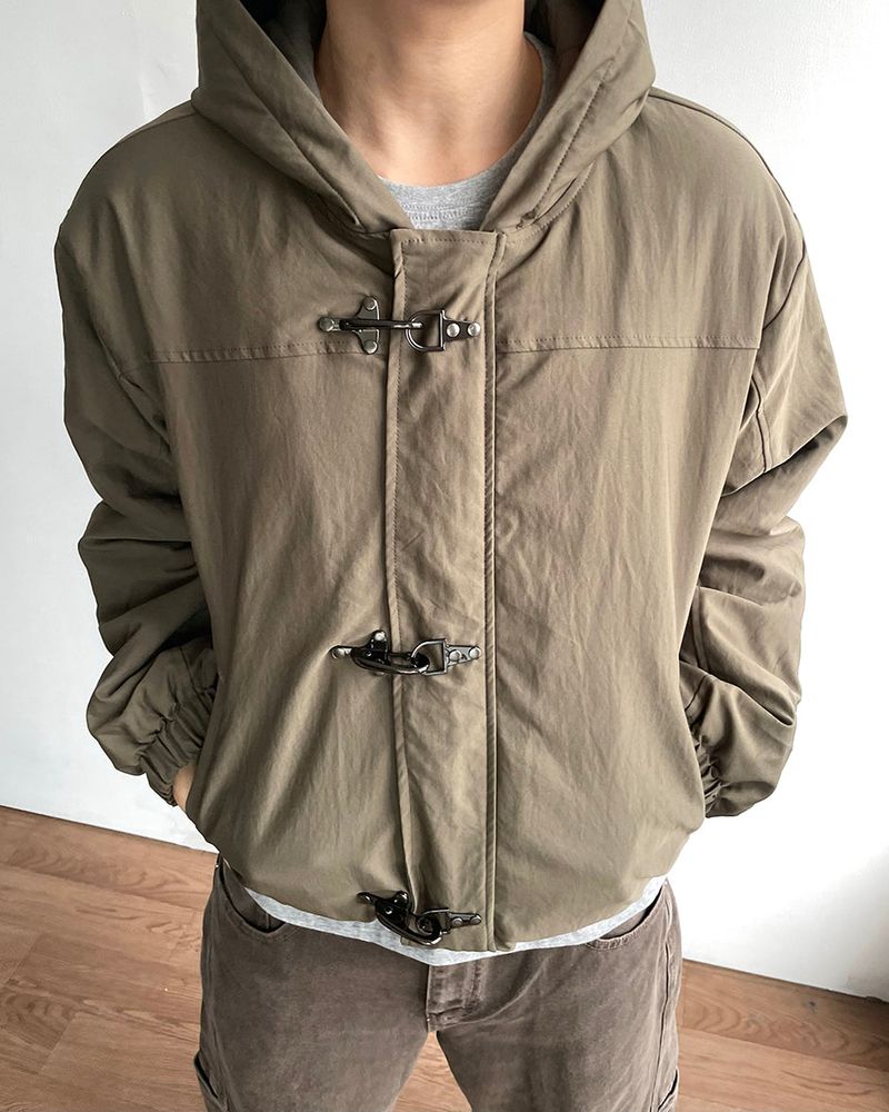 Fireman Buckle Hooded Jumper
