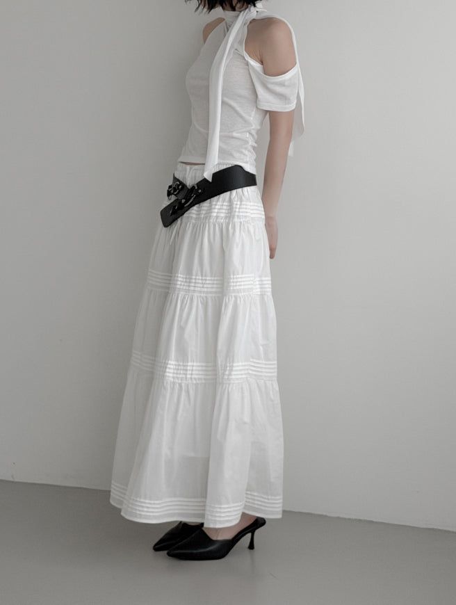 Lea Scarf Halter Off-Tee