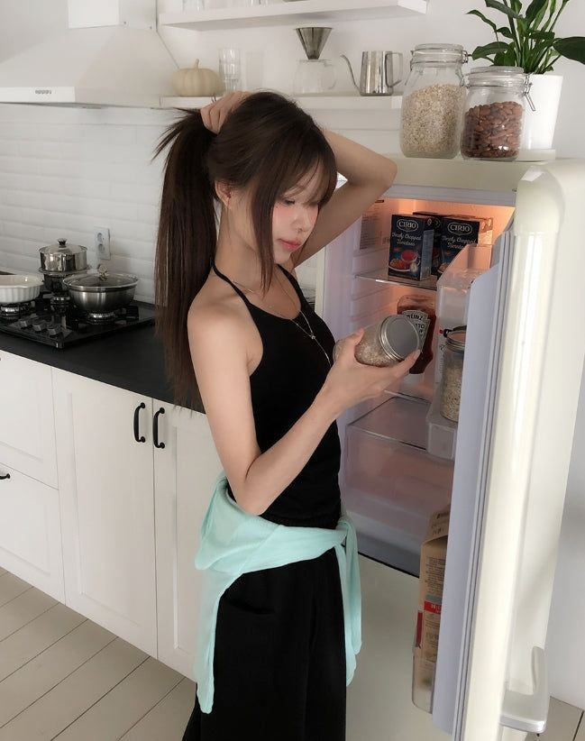 Thins Basic Modal Halter Sleeveless