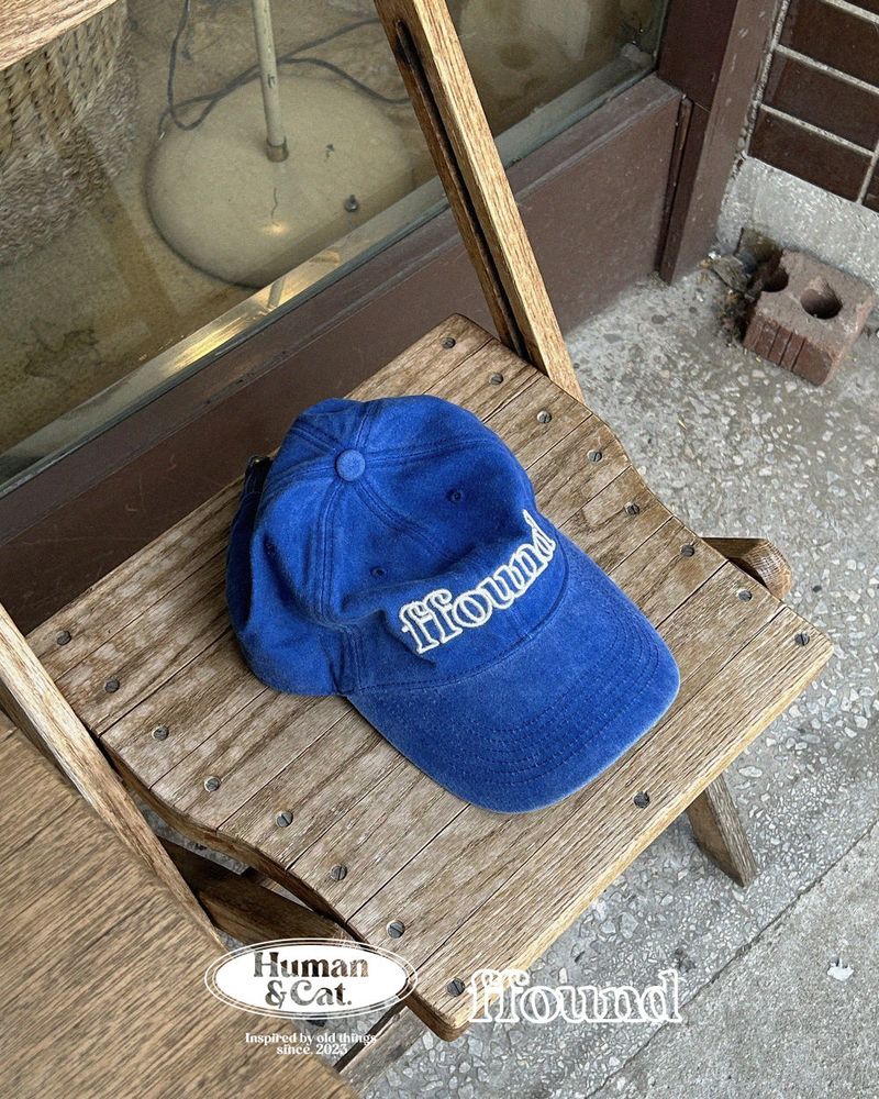 FFOUND2 VINTAGE STONE WASHED BALL CAP / BLUE