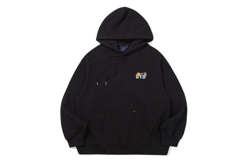 OUT FONT LOGO HOODIE