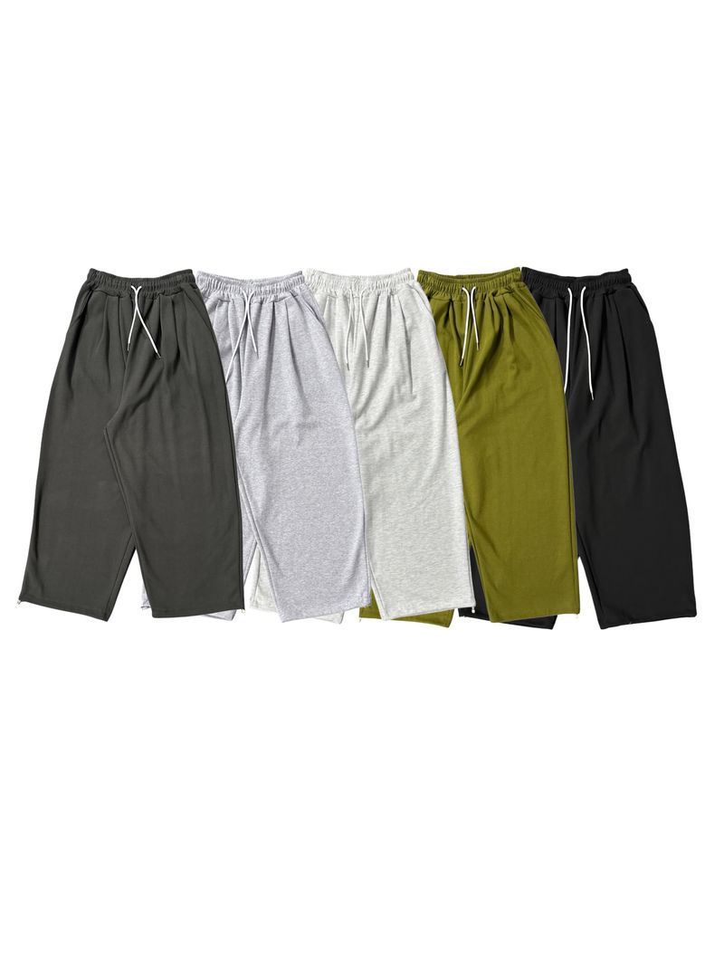 one-mile two-tuck string pants (5color)