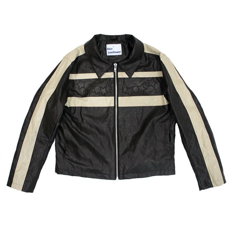 Blue sunflower(ブルーサンフラワー)の「Bluesf Racing Star Leather Jacket(Jackets/Outerwear)」