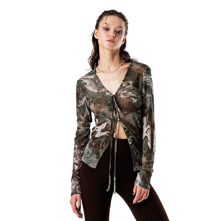 MABLING STRING SLIM CARDIGAN