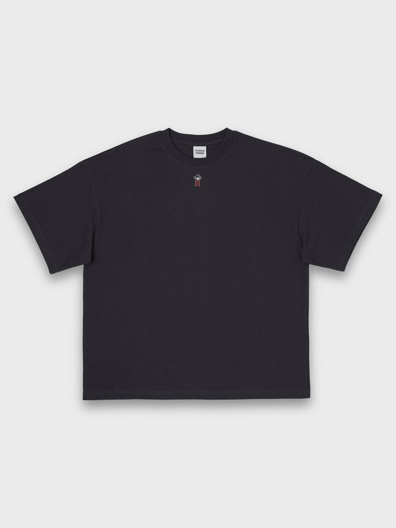 ドゥードゥルスカルTシャツ - チャコール