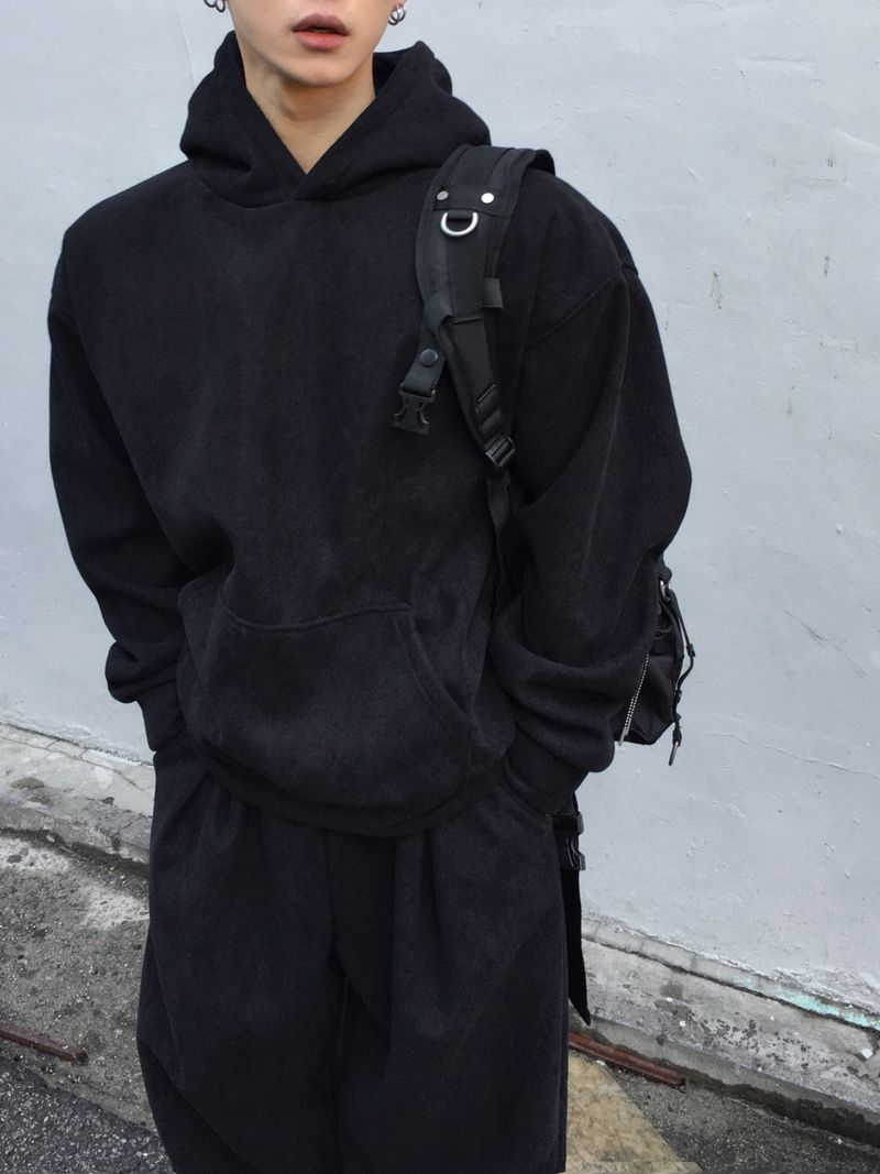 [SET] Momon Golden Pullover Hoodie + Pintuck Wide Pants 4C