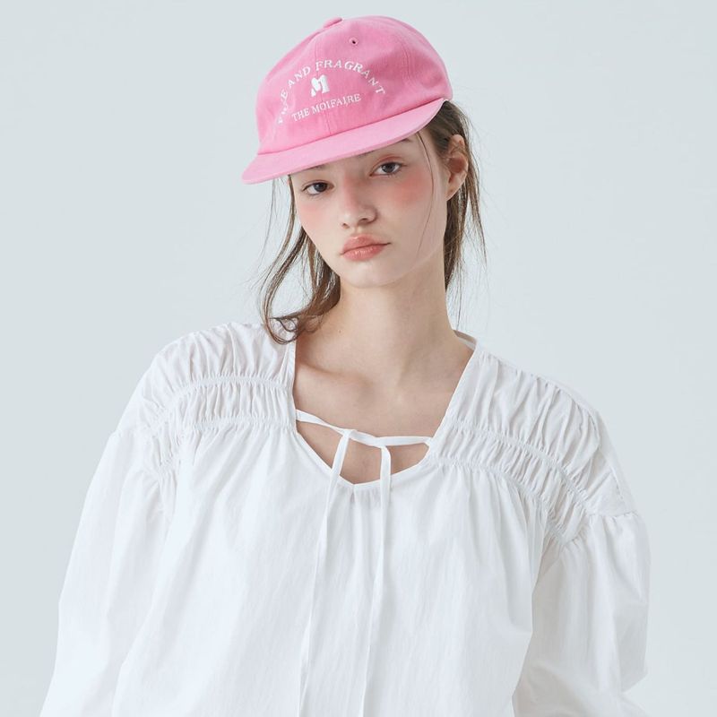 MOIFAIRE LOGO BALL CAP / PINK