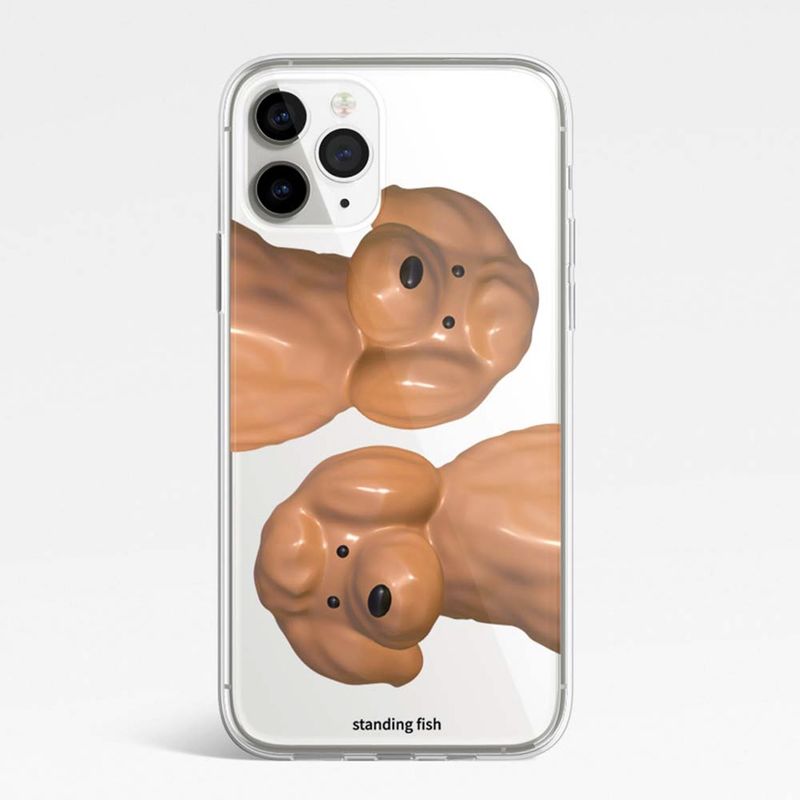 standingfish(スタンディングフィッシュ)の「Poodle Phone Case (jell hard)(Smartphone Accessories)」