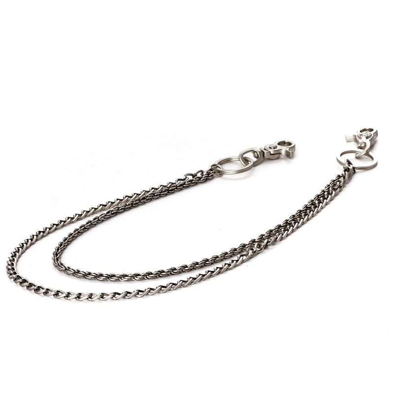 SHOVEOFF（ショーブオフ）の「SVC-502 The Boyz New wore Antique Silver Double Keychain（Accessories）」