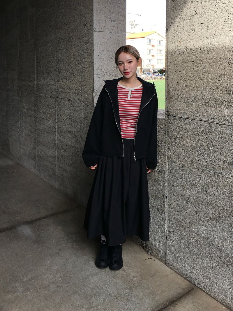 Very Striped Button Long Sleeve (3c)