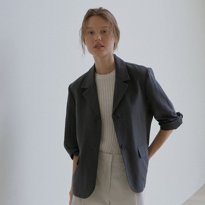 Modern linen jacket