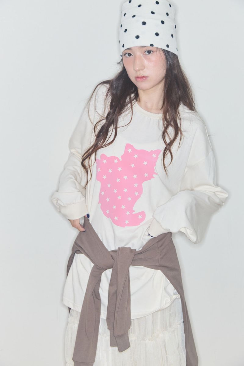 SHAKIRI（シャキリ）の「STARLIGHT KIRI LONG SLEEVE (IVORY)（Tops）」