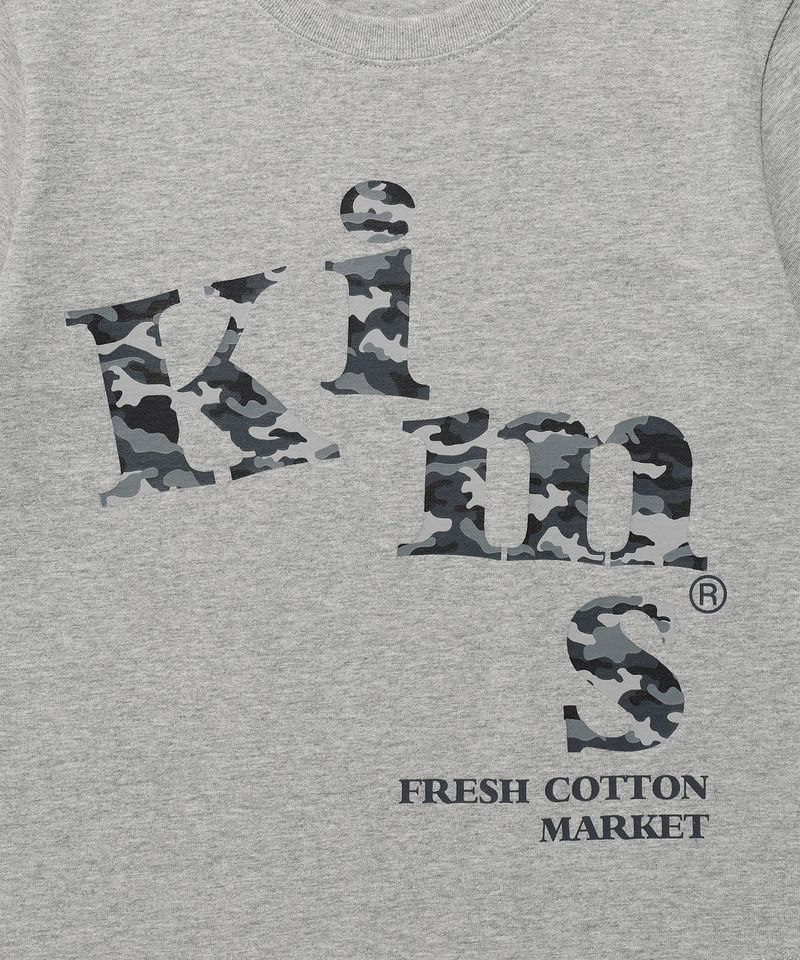 Messy Alplha Camo Tee Grey (KIB6MFT501C)