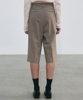 RELAX BERMUDA HALF PANTS_BEIGE