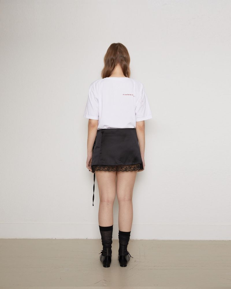 Satin strap sk / black