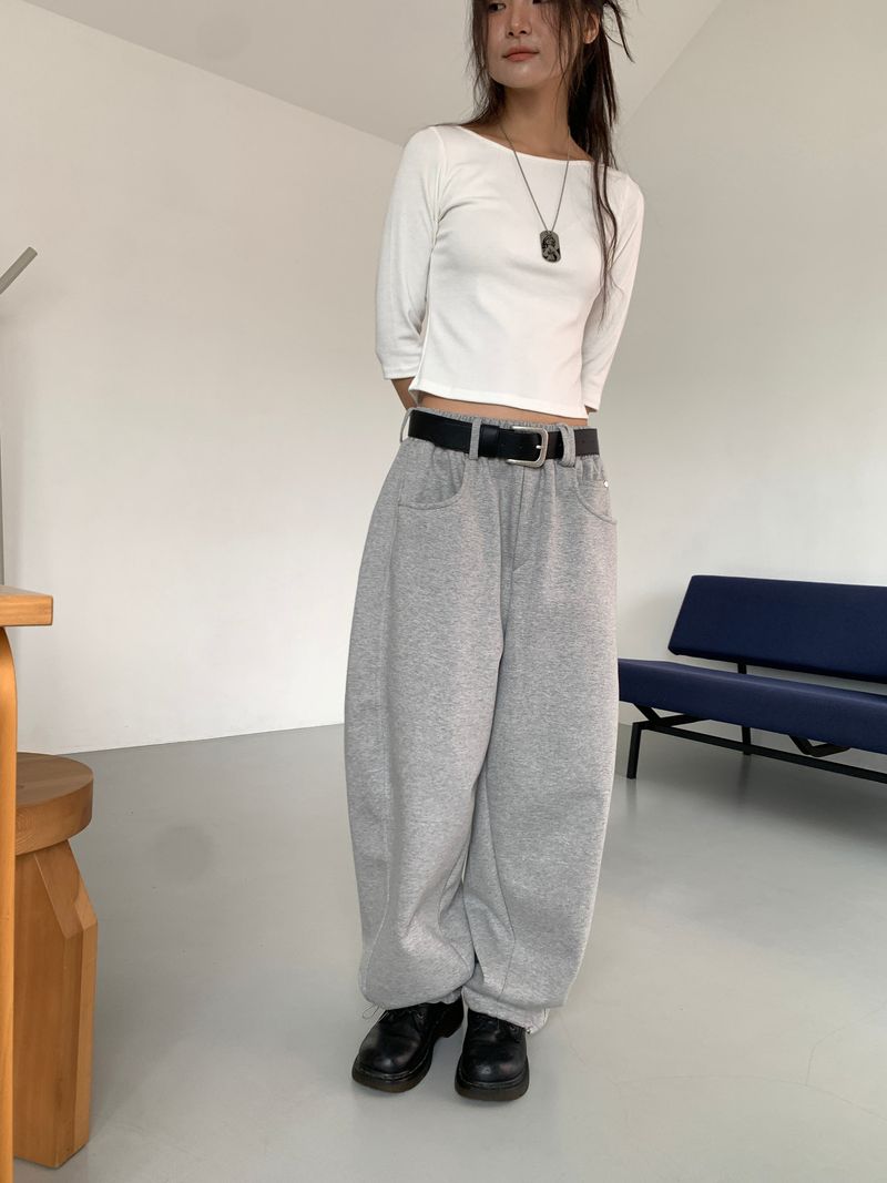 BELT LOOP SWEAT PANTS (2C)