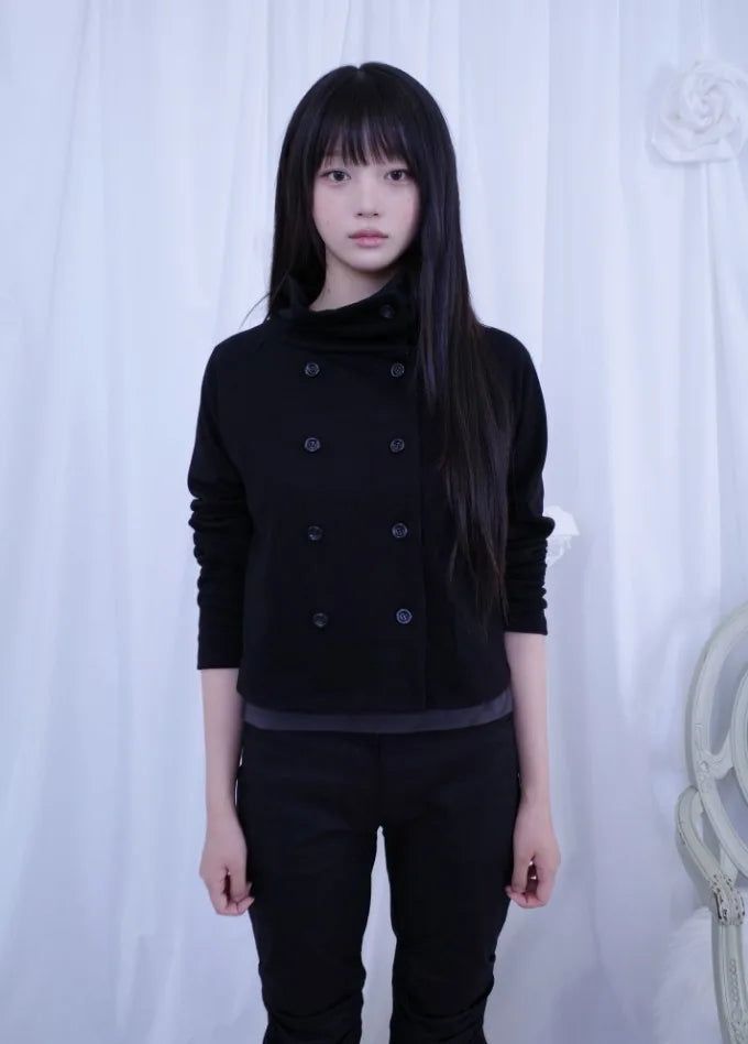 myorang（ミョラン）の「リニューハイネックスリムジャケット(2color)（ジャケット/アウター）」