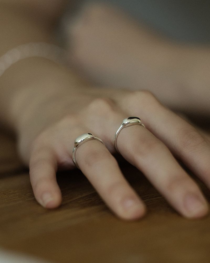 Snuggle ring (silver) *1PCS