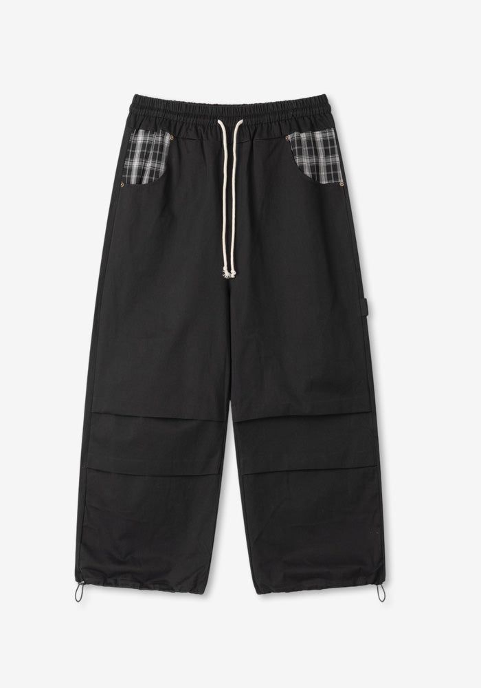 SO Check Pocket Parachute Balloon Pants