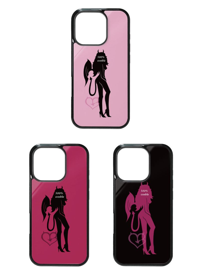 [MADE] 100% creeble glass bumper case(pink)