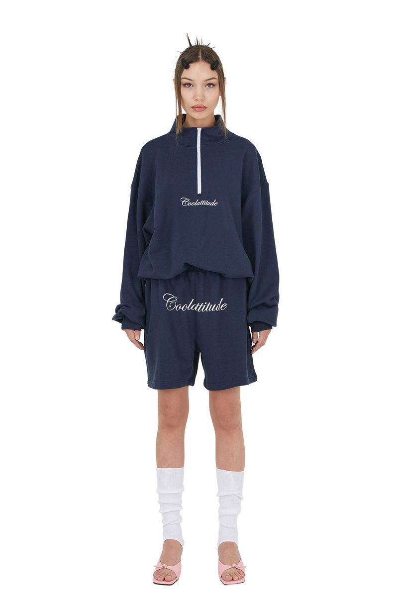 ITZAVIBE（イッザバイブ）の「[IPT001-7] COOL ATTITUDE COTTON SHORTS NAVY（Pants）」