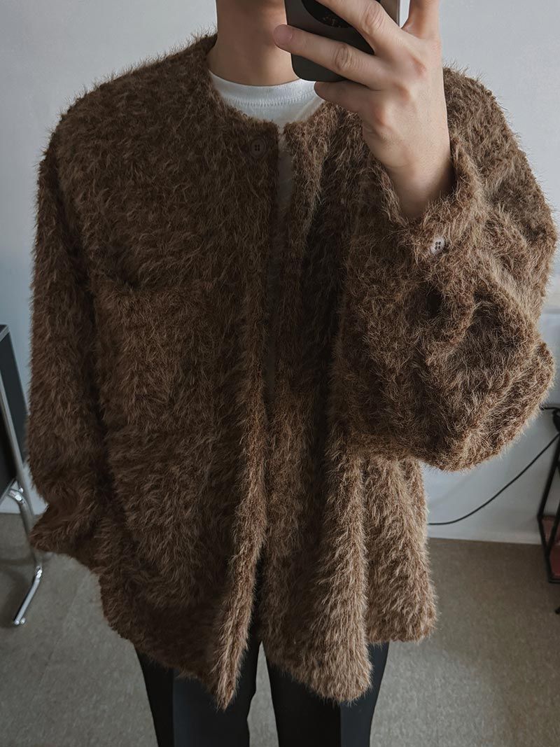 ASCLO Cloud Fur Cardigan (4color)