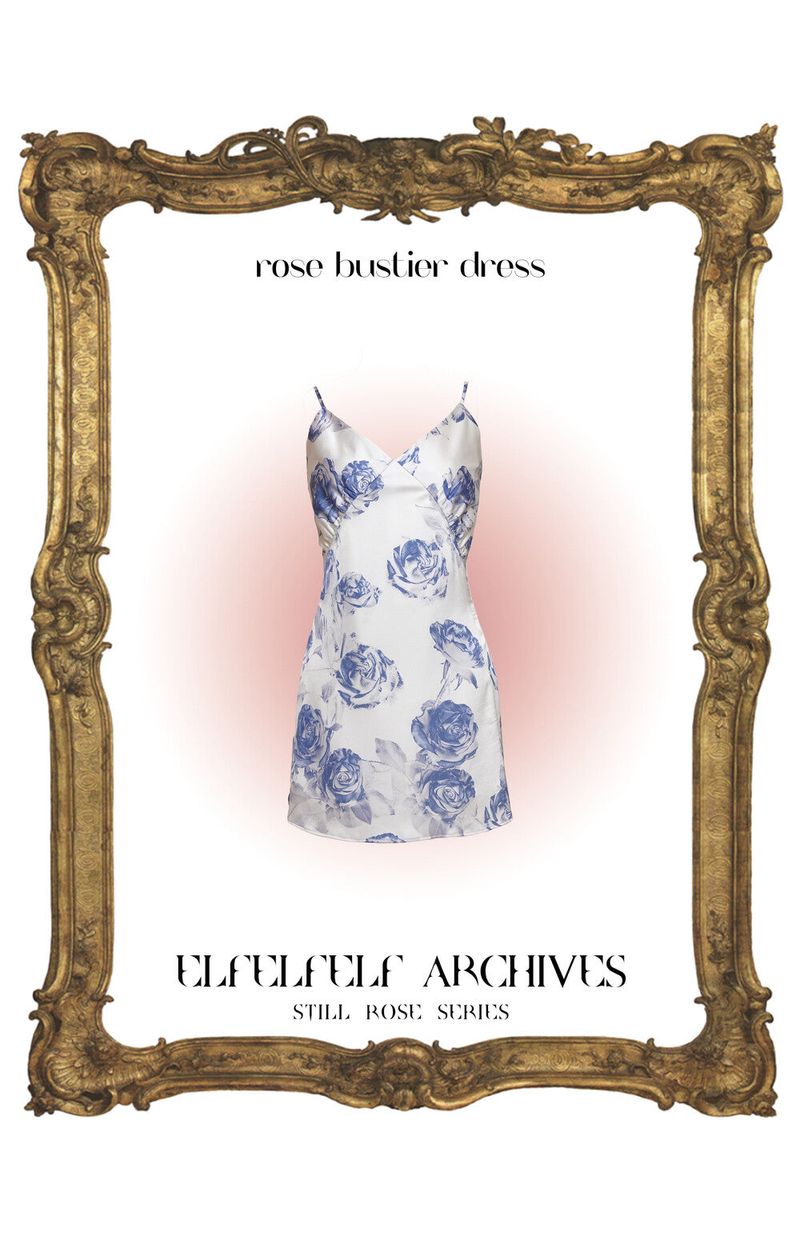 ROSE BUSTIER DRESS[white]