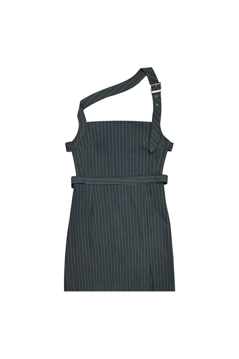 MEOW CROP MINI DRESS / GRAY 
