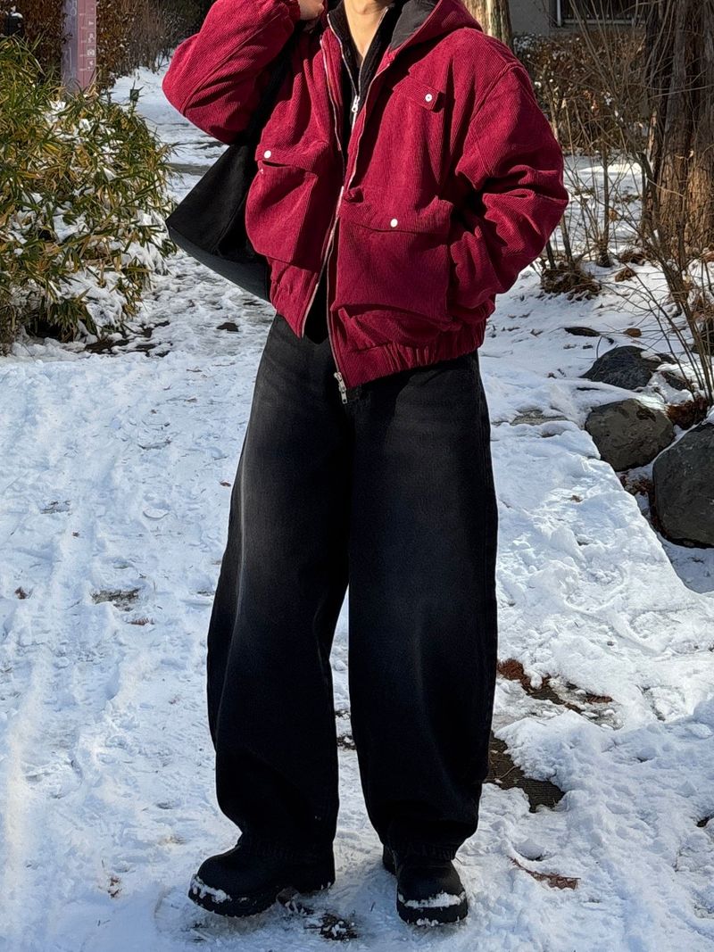 Brev Crop Corduroy Padding