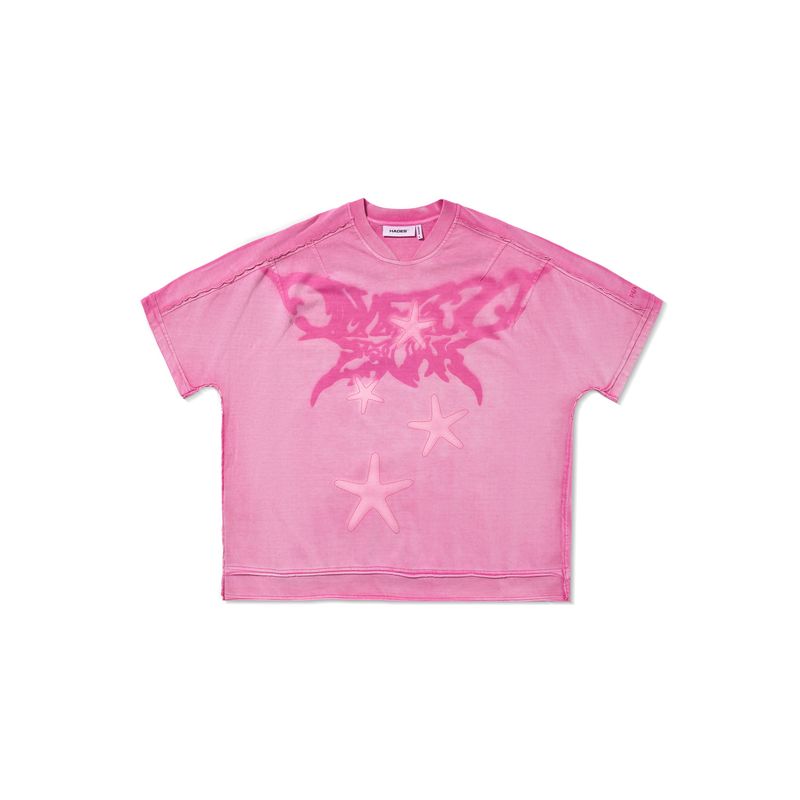 HADES（ハデス）の「ABYSS SS24 STARYY PINK TEE（Tops）」