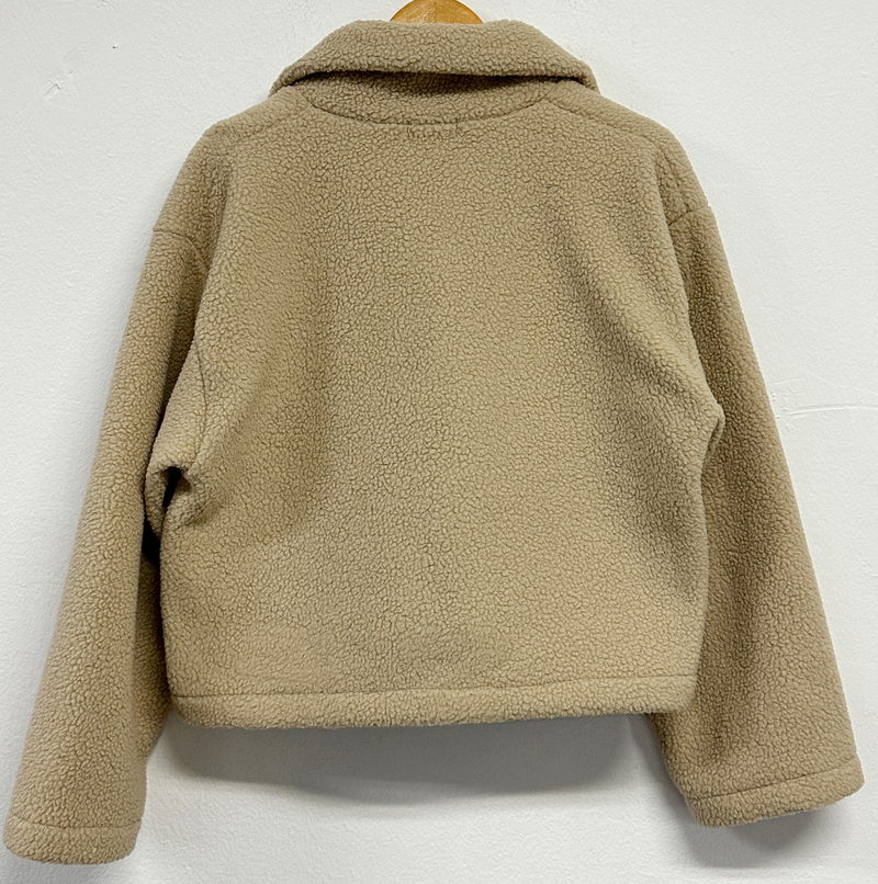 SHEEP FUR SEMI CROPPED TTEOKBOKKI COAT 🤎🤍🧸4COLOR