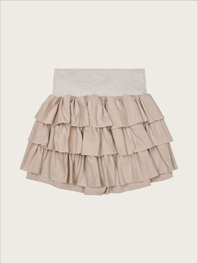 Cancan Mini Skirtpants _brown