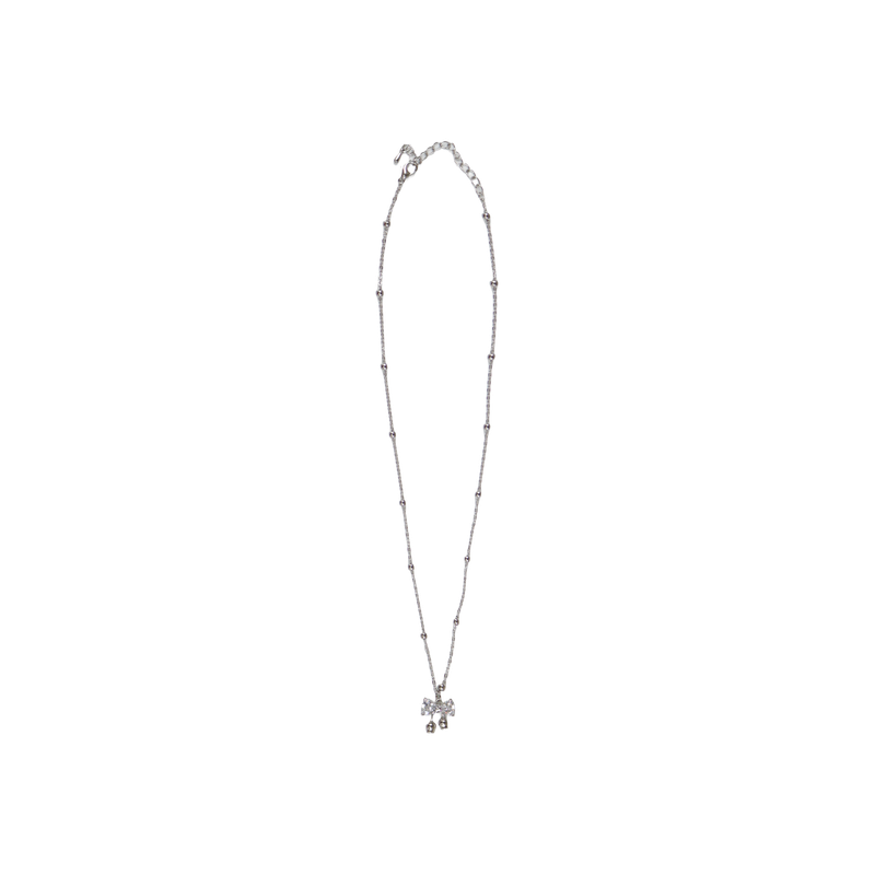 TWINKLE RIBBON CHAIN NECKLACE (2 COLORS)