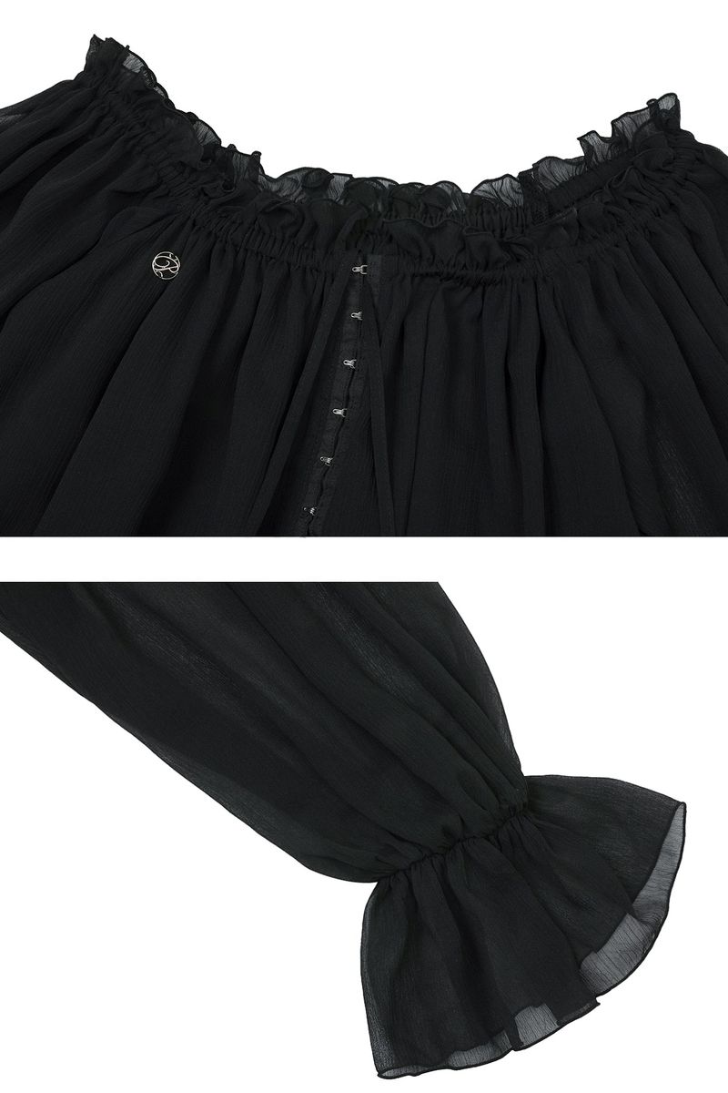 ANGEL HOOK DRESS black