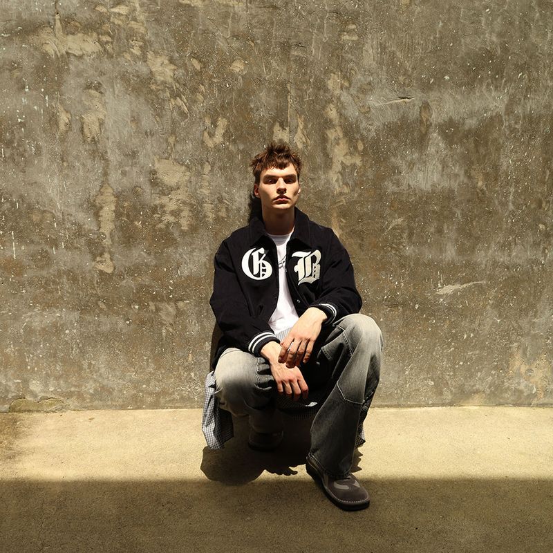 Over Logo Corduroy Jacket